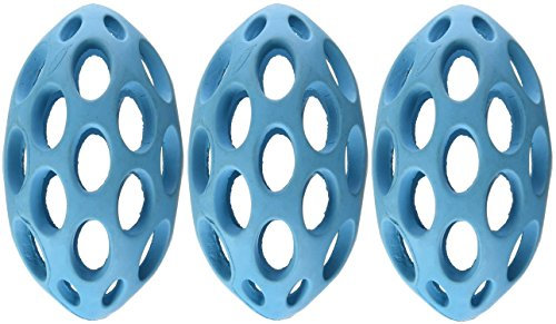 (3 Pack) JW Pet Company SPHERICON Gummi Hundespielzeug, sortierte Farben (klein)