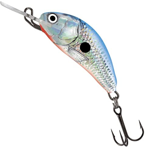 Salmo Hornet Wobbler Miniwobbler, Salmo Farben:Silver Blue Shad, Länge/Gewicht/Laufverhalten/Tauchtiefe:3.5cm / 2.2g / schwimmend / 1.0-2.6m