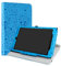 LiuShan per Amazon Fire HD 10 Rotante Custodia,360 Gradi di Rotazione Custodia in Pelle PU con Supporto Caso per Amazon Fire HD 10 Tablet(5th /7th /9th Generation 10.1 Pollici Tablet,Azzurro
