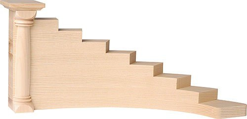 Blank Kunsthandwerk Engelstufen, rechts - 16 cm