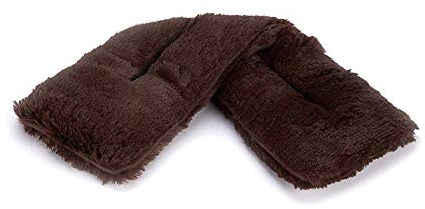 Warmies Cozy Body Faux Fur Lavender Scented Microwavable Neck Wrap (Brown)