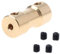 BIlinli 3.17-3mm Motor Kupfer Wellenkupplung Kupplung Stecker Hülse Adapter US