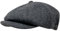 WEROR Herren Schiebermütze Flatcap Mütze Cap WEROR-321.1 (60-61, Anthrazit)