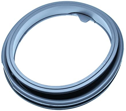 vhbw Goma de escotilla compatible con Samsung WF0604ABW, WF0604ABW/XEN, WF0604NBEXEE, WF0604NBWXEE lavadora - caucho, diámetro 40 cm, gris