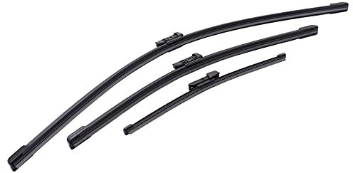 Doo Engy Scheibenwischer Vorne und Hinten Wischerblatt Flachbalkenwischer Komplett Set für V-W Golf 7 VII Variant