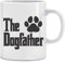 The Dogfather Funny Mug - Humorous Gift for Dog Dads, Pet Owners, and Dog Lovers - Coffee Cup for Birthdays, Father’s Day, or Christmas - 11 oz Ceramic Mug CMUG174