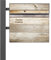 banjado® Standbriefkasten Anthrazit mit Namensschild Graues Holz & Zeitungsfach/Briefkasten mit Standfuß in Anthrazit/Postkasten A4 Einwurf inkl. Montagematerial & 2 Schlüsseln