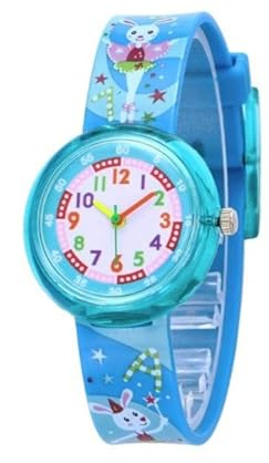 Charles William Cute Kids Children Zoo Animals Car Truck Numbers Childs Watch Perfect for First Time Telling