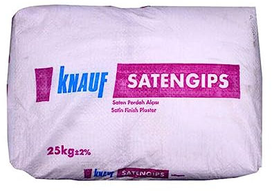 Satingips Oberputz Dünnputz Putz Satengips Gips Spachtelmasse 25KG