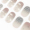 DANNI & TONI 28 Stickers Soft Self-Adhesive Semi Cured Gel Nail Wraps(Starlight),Fine Glitter,Star Cloud Nail Stamping Salon-Quality Manicure Stickers Set