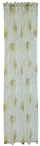 Homing Gardine floral blätter Safran