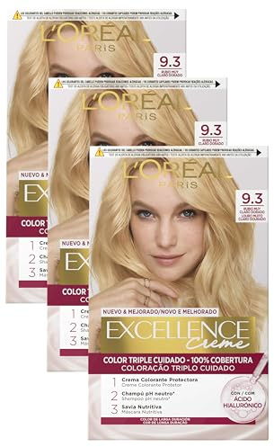 L'Oréal Paris Excellence 8413600490478 Färbemittel, 3er Pack (1 x 0.2 g)