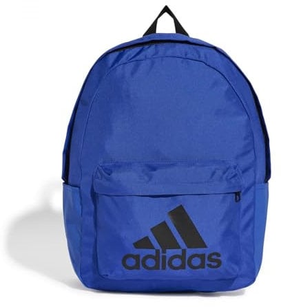 adidas Unisex Classic Badge of Sport Backpack, semi lucid blue/black, One Size