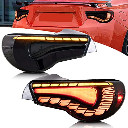 VLAND Rückleuchten Kompatibel für GT86 & Subaru BRZ 2013-2020/FR-S 2013-2016, 1 Satz (Schwarz)