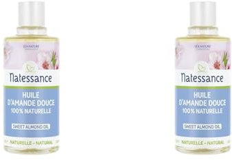 Natessance - Huile D'Amande Douce - Bébé - Flacon de 100 ml (Lot de 2)