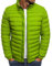 UHouse Winterjacke Herren Steppjacke ohne Kapuze Leichte Daunenjacke Wandern Übergangsjacke Herbst Winter Jacke Bequeme Softshelljacke Outdoor Puffer Jacken Einfarbig Baumwolle Bomberjacke Grün S