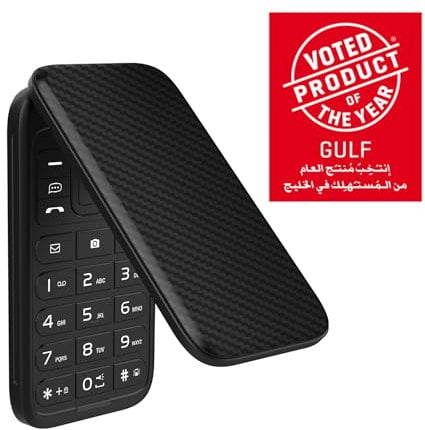 Energizer – Téléphone à Clapet 4G E282SC+ – Double SIM, Batterie 1400 mAh – Caméra 2 MP, Écran 2,8, Wi-FI, GPS – KaiOS – Débloqué Tous Opérateurs – Noir – Garantie 3 Ans