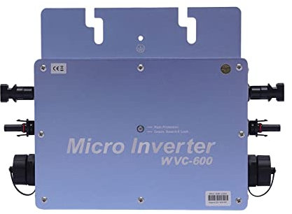 Onduleur solaire 600 W - Micro onduleur solaire étanche IP65 - Micro onduleur Grid Tie, portable - Pour système PV solaire