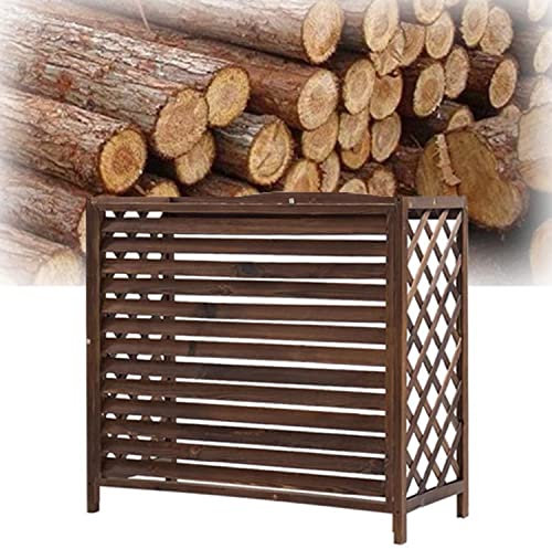 Wetterfeste Outdoor-Klimaanlagenabdeckung mit Zaunblende zum Schutz (120 x 57 x 100 cm)