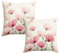 Artoid Mode Klatschmohn Blumen Blätter Frühling Kissenbezüge 2er Set, 50x50 cm Sommer Saisonnal Zierkissenbezug Couch Wohnzimmer Deko
