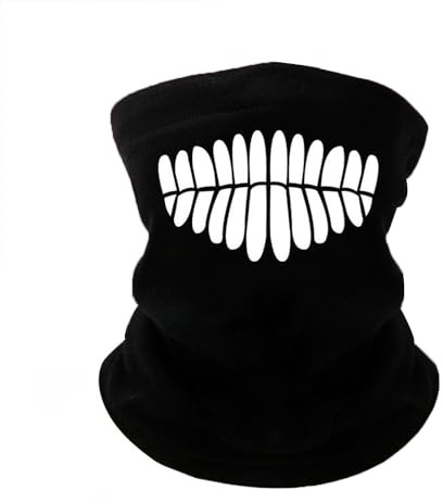 Tongyundacheng Okarun Cosplay Maske Ken Takakura Half Face Schal Anime Cos Maske Kopftuch Requisiten für Halloween Party Kostüm Zubehör