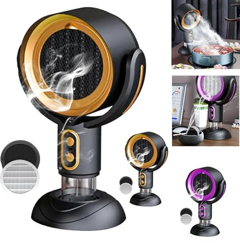 Puff Chill Fan for Smoking, Indoor Smoke Purifier, Portable High Fan for Smokers, Efficient Odor Eliminator, Perfect for Kitchen or Home Use
