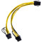 Rudiaoa 18 AWG 8-poliges Grafikkarten-Netzkabel für K80, A100, P40, V100, A6000, 8-polig, 8-polig, Splitterkabel