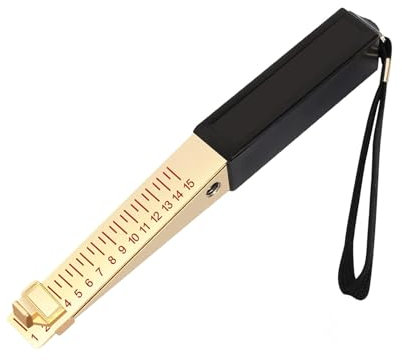 Fire Door Gap Gauge,Door Gap Measuring Tool,1-15mm Gap Measuring Tool,Engineering Inspection Flatness Measuring Tool Ruler,for House Engineering Inspection Flatness Measuring(Precision:0.5mm)