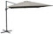 Proloisirs Parasol déporté en aluminium 3x4m Dom Taupe