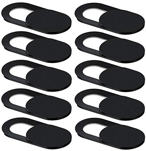 REY 10x Cubierta Webcam Cover Slider Diseño Ultra Fino, Anti-Hacker, Camera Cover Tapa Webcam para Ordenadores, PC, Portátiles, Tablets y Móviles