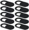 REY [Pack 10x] Webcam Abdeckung, Slider Camera Cover Ultra dünne Privacy-Schutzabdeckung für Laptop, PC, Smartphones, Tablets - Schwarz
