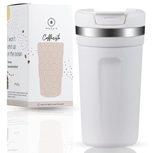 BOHORIA® Premium Thermobecher Coffeeista (White)