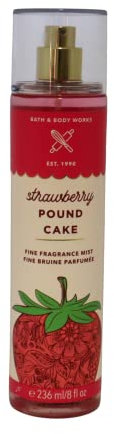 In Fashion Design Bath and body Lotion, Perfume Mist, Shower Gel Holiday and Tropical Fragrance Collection (Strawberry Pound Cake Mist, 8 Ounce)