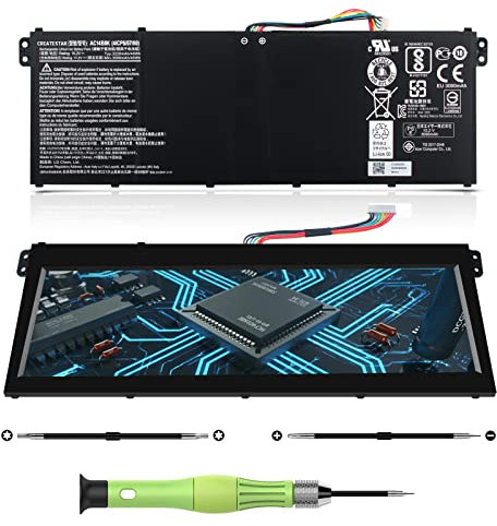 AC14B8K 4ICP5/57/80 Batterie pour Acer Chromebook CB3-111 CB5-311 CB5-571 CB3-531 Swift 3 SF314-51 SF314-52 ES1-512 ES1-511 R5-471T R7-371T R3-131T ES1-511 ES1-111M R7-371T Aspire 5 A515-51