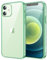 JETech Case for iPhone 12 mini 5.4-Inch, Shockproof Bumper Phone Cover, Anti-Scratch Clear Back (Midnight Green)