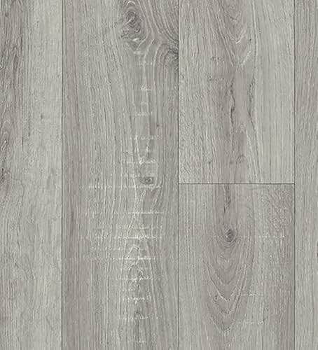 eXtreme Wood Effect Vinyl Flooring Roll for Bathroom, Kitchen, & Bedroom | Durable, R-11 Slip Resistant, and Waterproof Floor Covering | 3m Long x 5m Wide Nashville Vinyl Lino Sheet – Duncan Wood