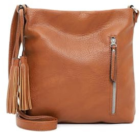 Emily & Noah Umhängetasche E&N Valencia 1171 Damen Handtaschen Uni cognac 700