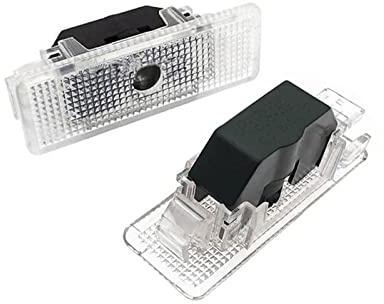 SELPED KANGYEBAIHUODIAN 4 pièces voiture porte lumières Logo adapté for BMW E39 E53 X5 528i courtoisie ombre lampe Laser projecteur lumière accessoires ( Color : Logo BMW )