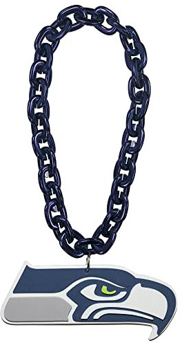Seattle Seahawks NFL Halskette Kette ** FanChain ** mit Logo Anhänger