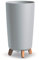 Blumentopf Blumenkübel mit Füßen Pflanzkübel Gracia Slim Rund Übertopf Matt Pflanztopf (Höhe 44,5cm, Grau)