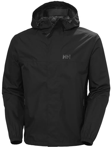 Helly-Hansen Men's Vancouver Rain Jacket, 990 Black, Medium