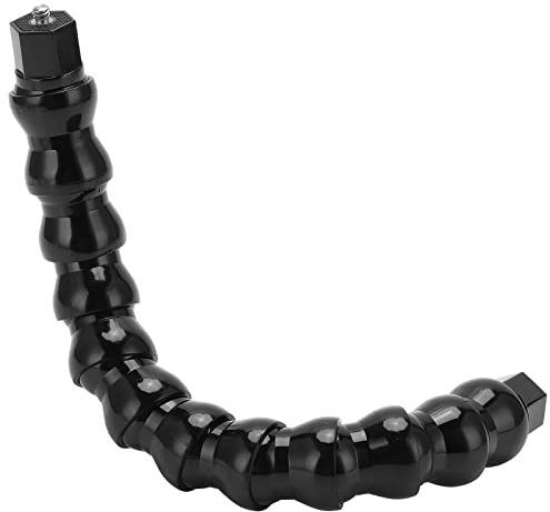 Fydun 12 Sections Flexible Arm Mount, Monopod Jaws Flex Clamp With 1/4in Screw to Riding Mount for Action Cameras
