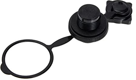 Sosoport Luftbett Luftventildeckel Luftarmaturen Zubehör Für Schlauchboote Stecker Zubehör Für Aufblasbare Ventile Deckel Pp Schwarzer Kunststoff Ventildeckel Motorhaube