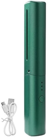 WANGCL Brosse Coiffante Chauffante Anti-BrûLure Brosse Lissante pour Cheveux USB Lisseur de Voyage pour Usage Quotidien (vert)