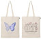 Eco Right Ästhetische Canvas-Tragetasche für Damen, niedlich, trendig und wiederverwendbar, Baumwolltaschen für, Shopping
