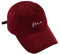 COTIDI Herren-Kappe, 100 % Baumwolle, Baseball, verstellbar, bordeaux, One size