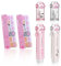 OT-NVWOZR 6 Stück Niedliche Katzenpfote Schreibwaren Set, 2 Einziehbarer Radiergummis & 2 Bleistiftspitzer & 2 Kawaii Haftnotizen, Rosa Katze Eraser Spitzer für Student Mädchen Schule Büro