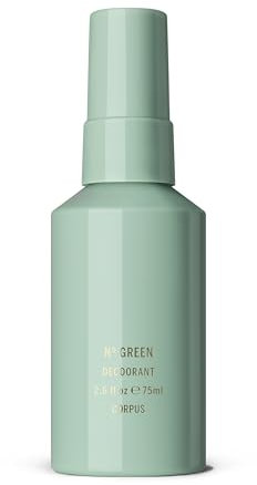 Corpus Natural Deodorant Spray - No Green - Plant-Based Prebiotic Deodorant Mist for Women & Men - Aluminium-Free, Vegan & Cruelty-Free - Quick-Drying & Residue-Free - Long-Lasting Freshness - 75ml