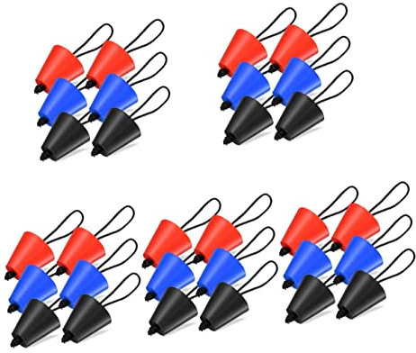 Milisten 5 Sätze Ausgestopft Kajaksupperstopfen 6 Kajak Ablassschraube Pedale Kabel Scupper-stecker Schutz Yak Kajakstopfen Für Sit-on-top Universeller Abfluss Kieselgel 6 Stück * 5