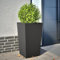 Générique Jardinière Noir 45x45x75 cm Acier, Maison & Jardin, Pelouses & Jardins, Jardinage, Pots & Cache-Pots, Noir, 8.99 KG, 851094